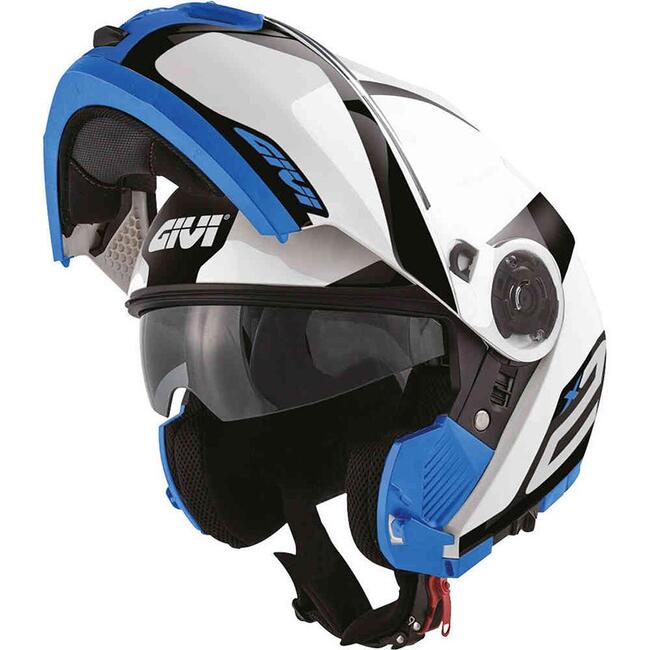 Casco X.21 Challenger Spirit Bianco Blu Givi